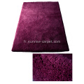 Microfibre Soft Shaggy Avec Couleur Plaine